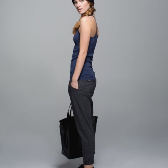 lululemon athletica Blue Fitted Ribbed Sleeveless Tank Top - Picture 3 of 11